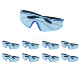 8PCS Safety Glasses for Nerf War Kids Outdoor Games Blue Protect Goggle