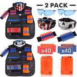 Tactical Vest Refill Magazine Darts Strap Kits for Nerf Blaster Outdoor Game Toy Compatible Nerf Mega Nerf Accessories