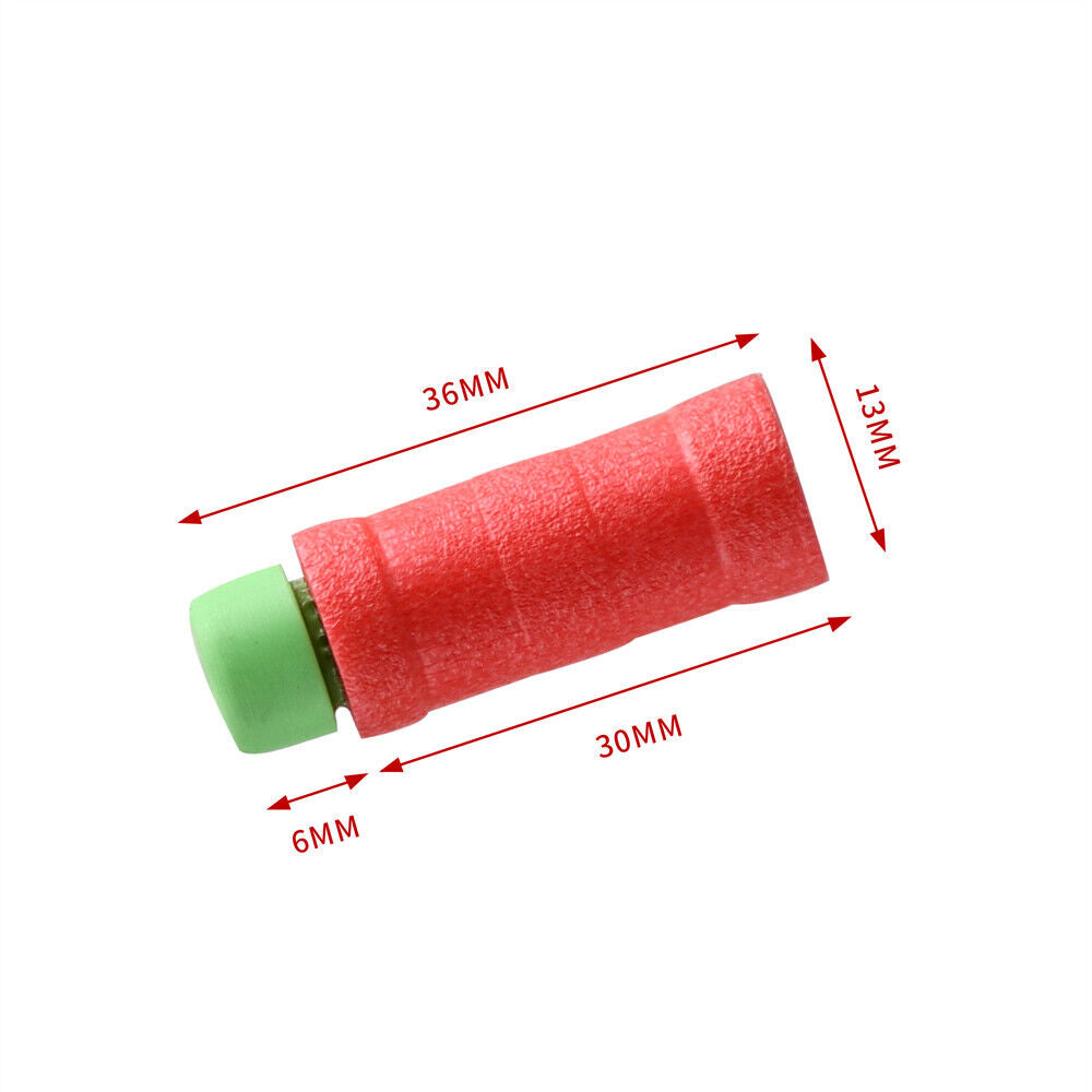 WORKER MOD 200PCS Bamboo 3 Ring Stefan Short Darts Half Length for Nerf Blaster Toy