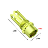 Worker Mod Flash Hider Decorate Cap Screw Neck for Worker Barrel Tube Nerf Modify Toy