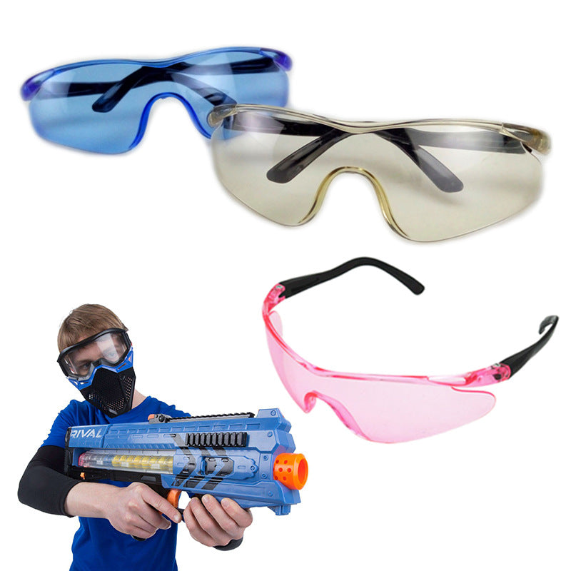 nerf safety goggles 1PCS Safety Glasses for Nerf Kids Outdoor Games Blue Protect Goggle
