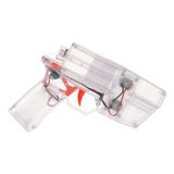 Worker Mod Hurricane Semi-automatic Electric Blaster Modify Toy Color Blue and Clear