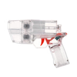Worker Mod Hurricane Semi-automatic Electric Blaster Modify Toy Color Blue and Clear