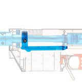 Worker Mod Bolt Sled Plunger Rod Solid Final Stage Kit 2 Color for Nerf Retaliator / Prophecy-R Blaster