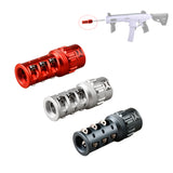 Worker Mod Stackable Bearing Muzzle Metal for Darts Foam Blaster Toy