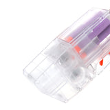 Worker Mod Hurricane Semi-automatic Electric Blaster Modify Toy Color Blue and Clear