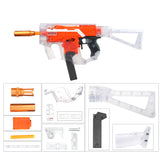 Worker Mod Kriss Vector Imitation Clear Kits D Combo Items for Nerf STRYFE Modify Toy - BlasterMOD