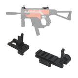 Tactical PDW Flip-Up Front Rear Sight Folding Type Plastic for Nerf Modify Toy