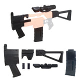 JSSAP SMG Imitation kits Black Plastic Combo Item C for Nerf Stryfe Modify Toy