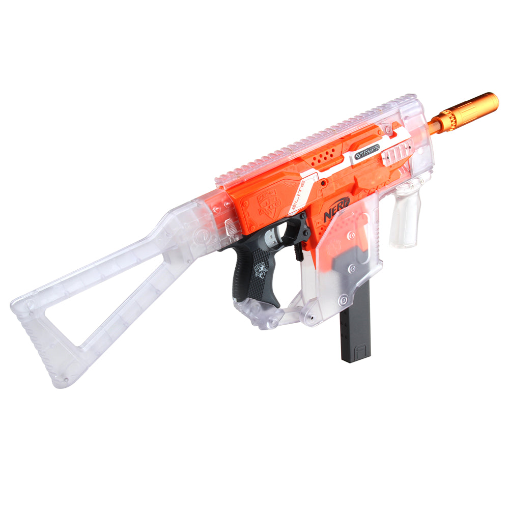 Worker Mod Kriss Vector Imitation Clear Kits D Combo Items for Nerf STRYFE Modify Toy - BlasterMOD