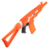 Worker Mod DIY Imitation Kits AK Style 9 Items No.105 C kits for Nerf Stryfe Modify Toy Color Orange - BlasterMOD