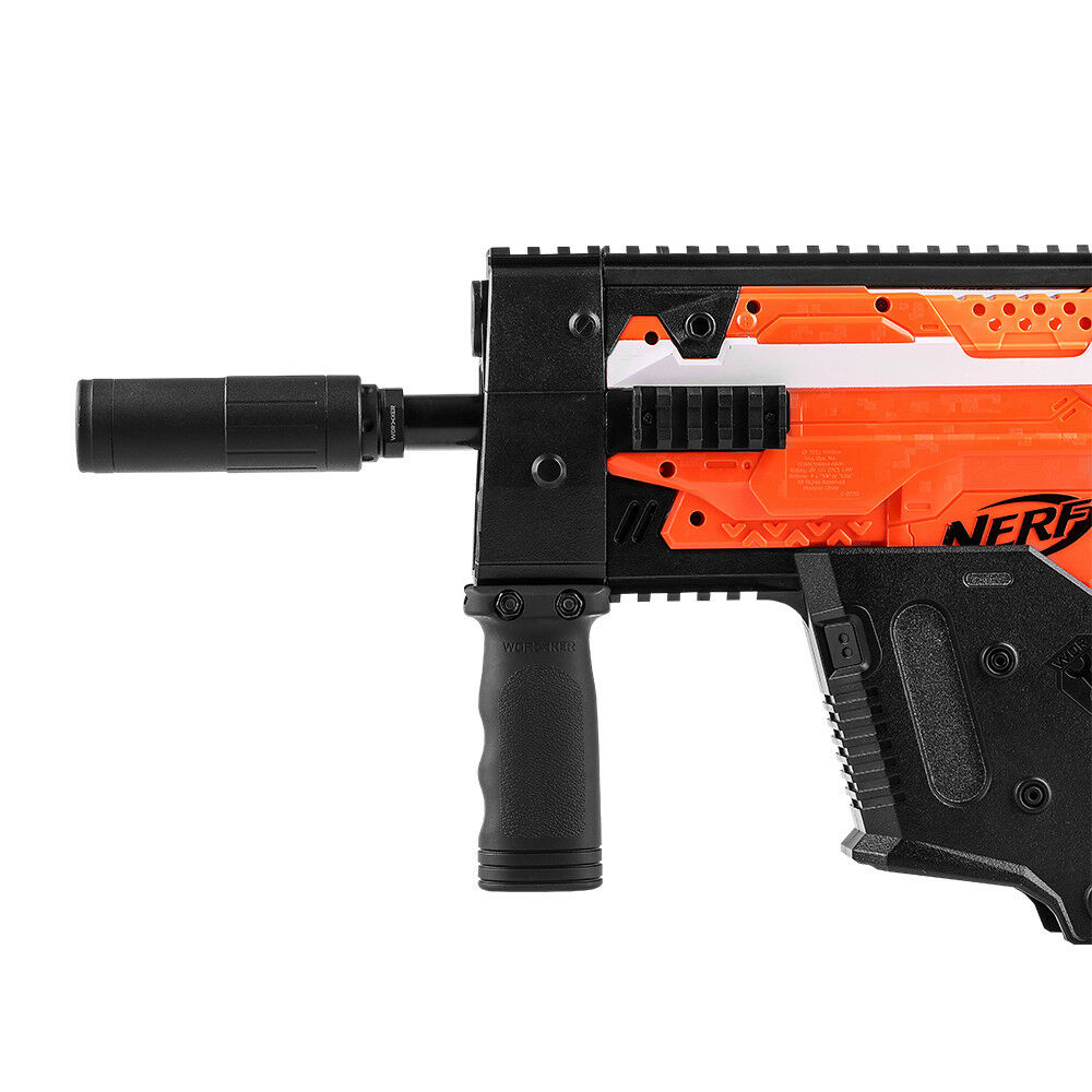 Worker Mod Vertical Fore Nylon Grip Rail Mount for Nerf Modified Toy - BlasterMOD