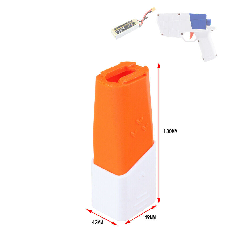 Worker Mod F10555 Extended Lipo Battery Case Straight Type for Hurricane Blaster - worker nerf