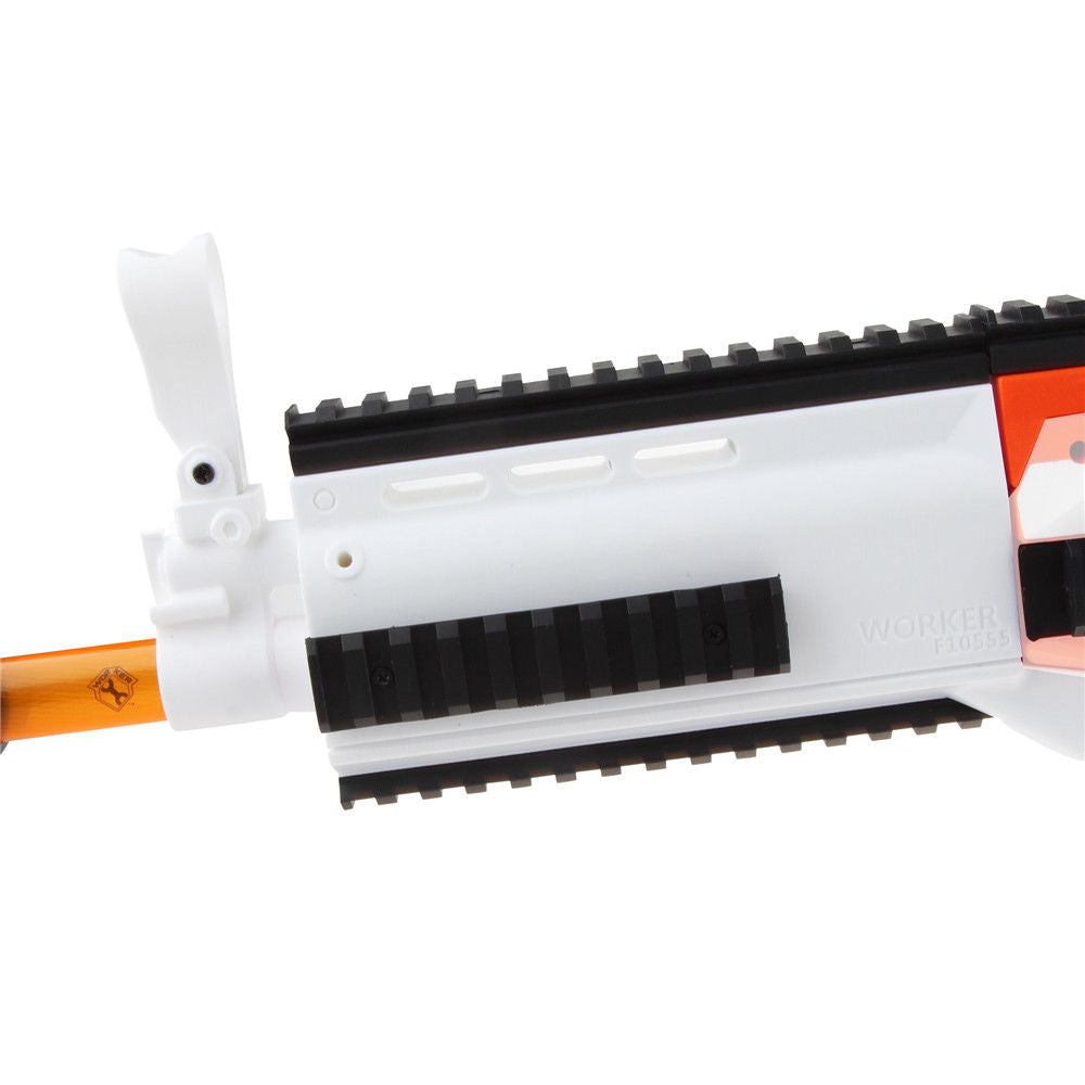 Worker Mod F10555 Imitation FN SCAR Combo Item White For Nerf Stryfe Modify Toy - BlasterMOD