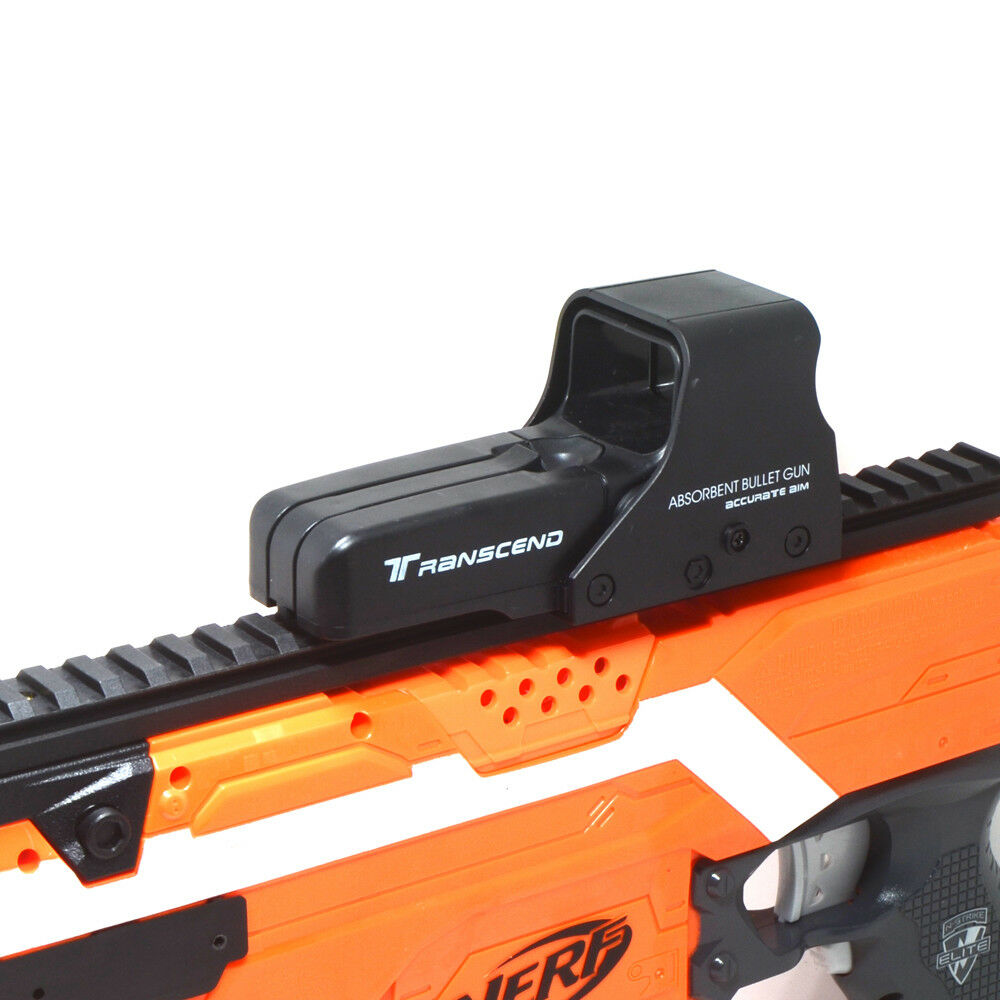 mest Inhibere delikat Tactical Top Scope Sight Attachment Black for Nerf Blaster Rail Mount Nerf  Modify Toy - BlasterMOD