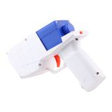 Worker Mod Hurricane Semi-automatic Electric Blaster Modify Toy Color Blue and Clear - BlasterMOD