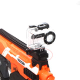 Aluminum 21mm Rail Mount Holder For Gopro Camera and Worker Rail Nerf Modify Toy - BlasterMOD