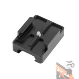 Aluminum 21mm Rail Mount Holder For Gopro Camera and Worker Rail Nerf Modify Toy