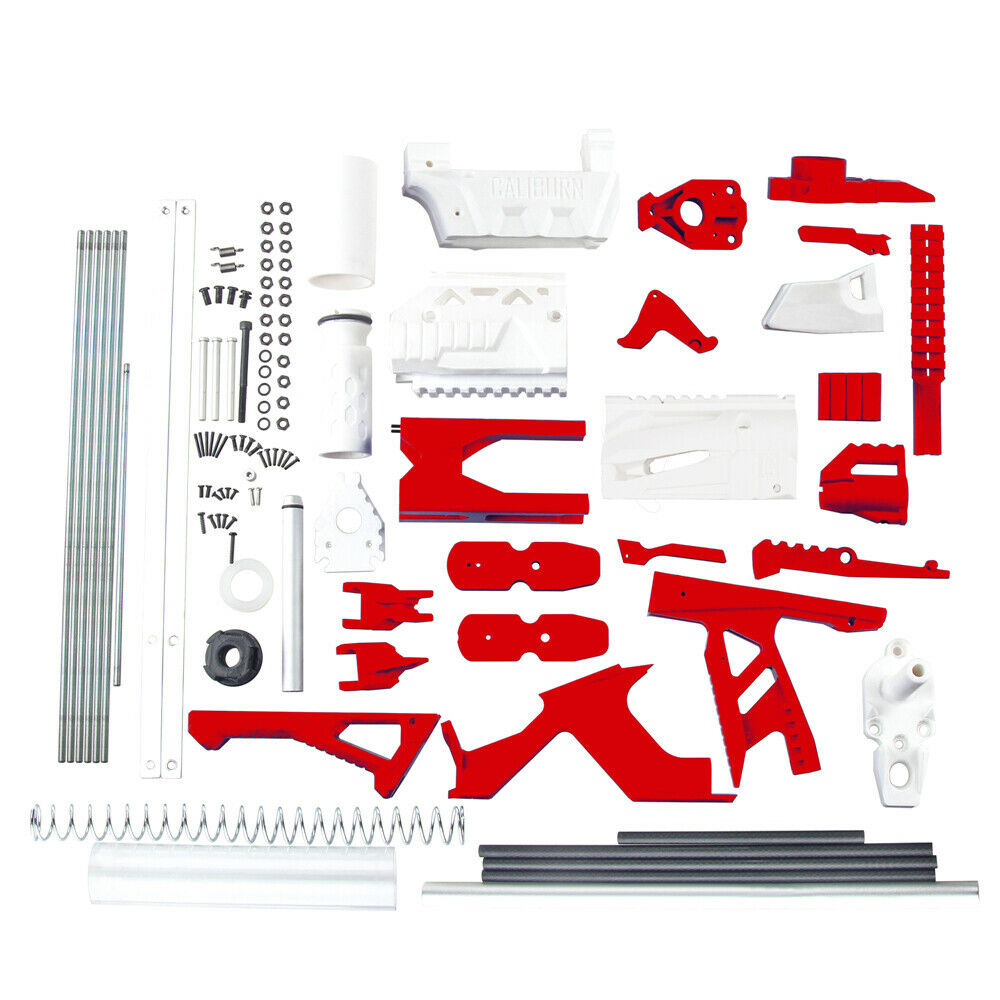 Worker Mod F10555 Caliburn Blaster Color Red White - BlasterMOD