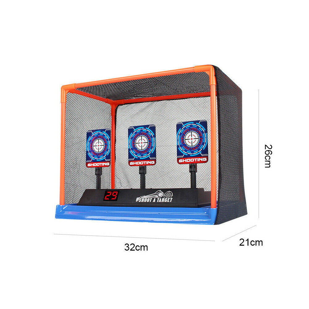 Auto Reset Electric Shooting Target with Net Accessories for Nerf Soft Darts Games - BlasterMOD