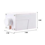 Worker Mod 6-darts Magazine Clip White For Worker Hurricane Blaster Modify toy - BlasterMOD