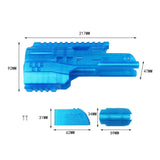 Worker Mod Front Barrel Jacket 3 D Printed for Nerf N-Strike Mega Big Shock Modify toy - BlasterMOD