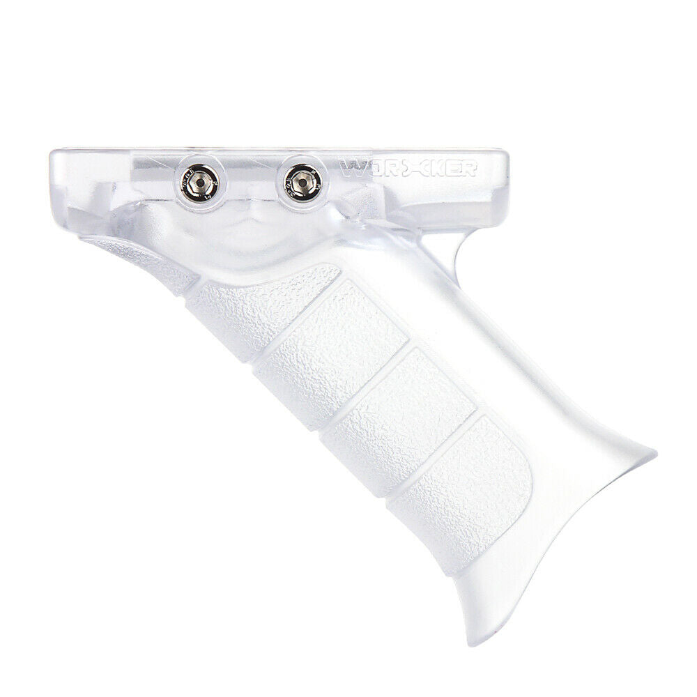 Worker Mod Fore Hand Grip Transparent PC for Nerf Rail Mount Modify Toy - BlasterMOD