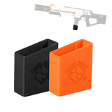 Worker MOD Straight Talon Magazine Sleeve Black Orange 3D Printed - BlasterMOD
