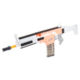 Worker Mod F10555 Imitation FN SCAR Combo Item White For Nerf Stryfe Modify Toy - BlasterMOD
