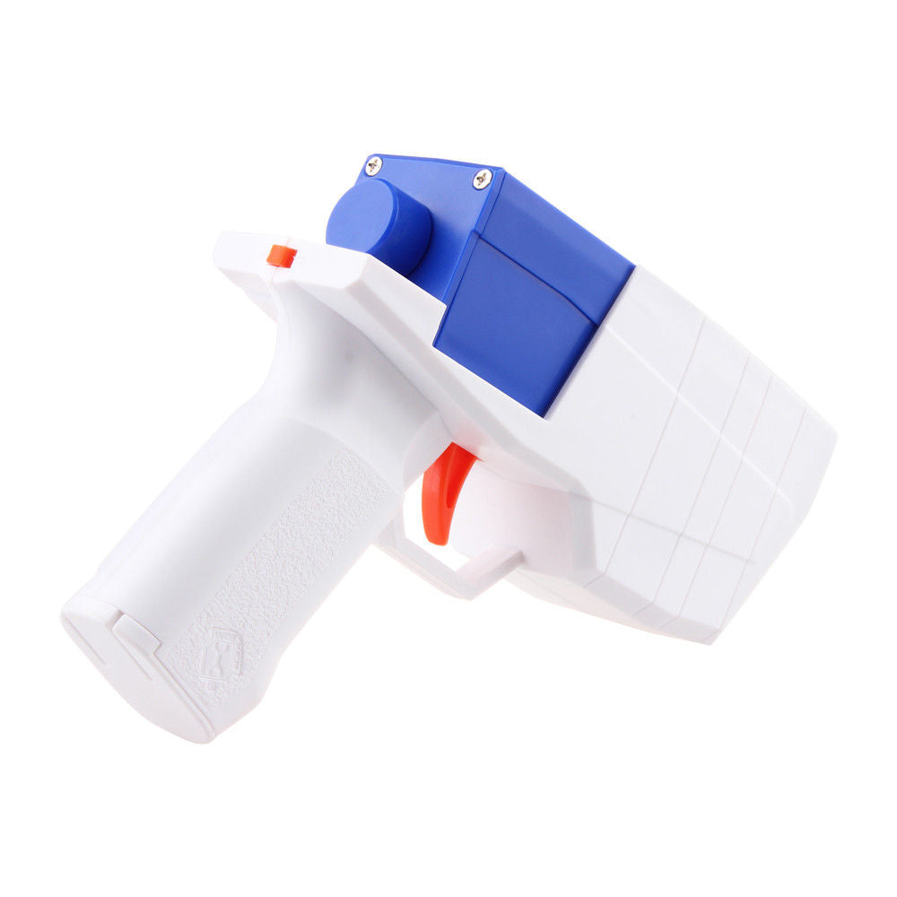 Worker Mod Hurricane Semi-automatic Electric Blaster Modify Toy Color Blue and Clear - BlasterMOD