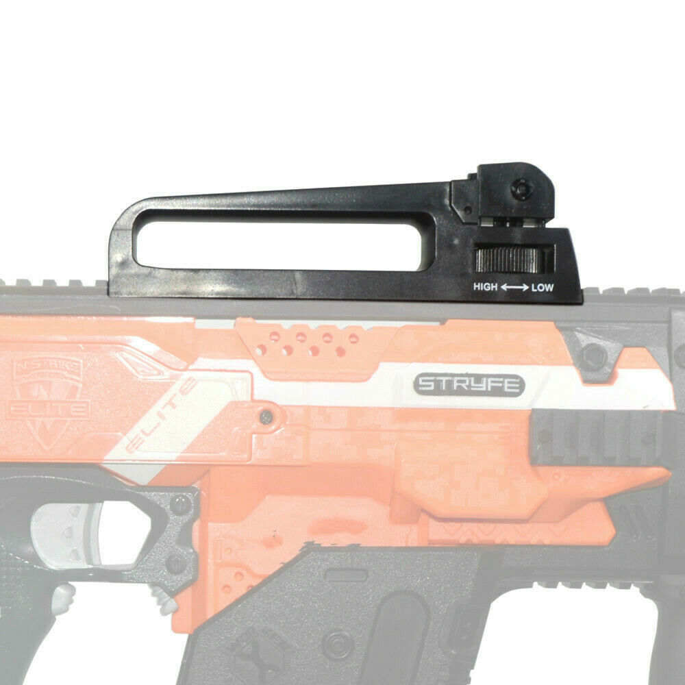 Tactical Carrying Handle Device Adjustable Rails Mount for Nerf Stryfe Modify Toy - BlasterMOD
