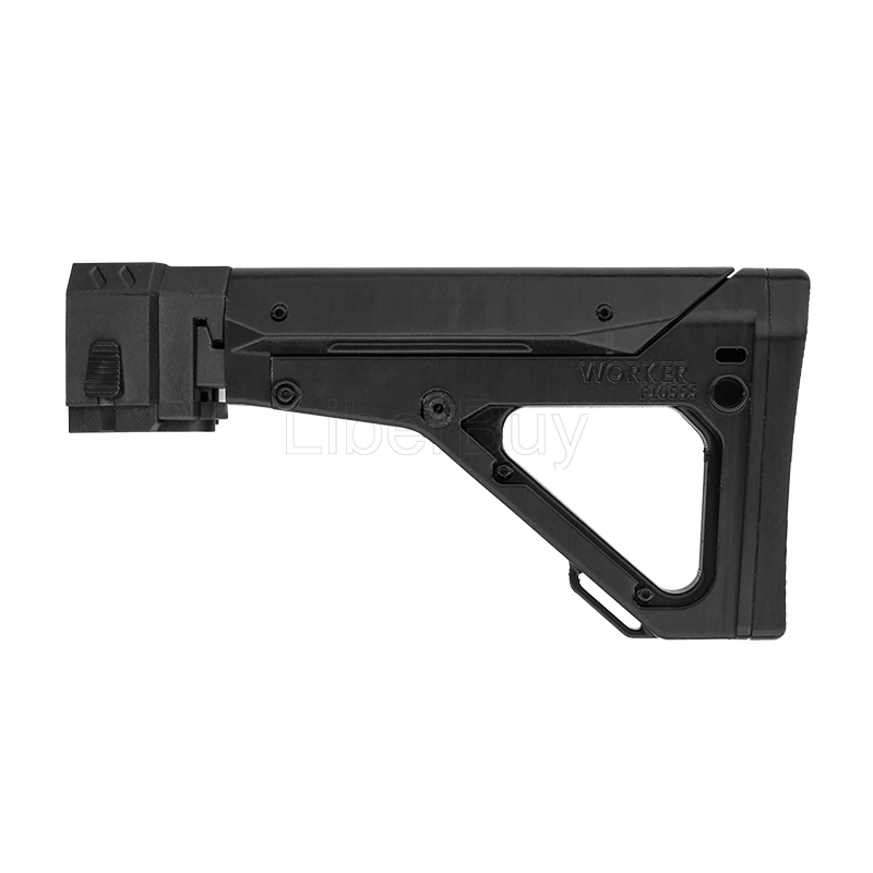 Worker Mod F10555 UBR Folding Shoulder Stock 3D Printed No.175 for Nerf ...