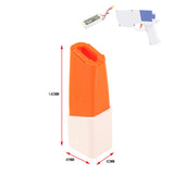 Worker Mod Extended Lipo Battery Cage Canted Type 3D Print for Hurricane Blaster - worker nerf