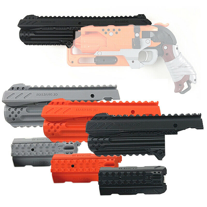 MaLiang Mod RANGER Front Handgun Barrel Long Type JN-04 3D Print for Nerf Hammer Shot Modify Toy - BlasterMOD