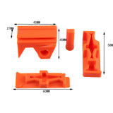 Worker Mod Kriss Vector Imitation Rail Kits Combo 5 items for Nerf Stryfe /Swordfish Toy - worker nerf