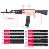 Worker Mod DIY Imitation Kits AKM Style Combo 11 Items for Nerf Stryfe Modify Toy - BlasterMOD
