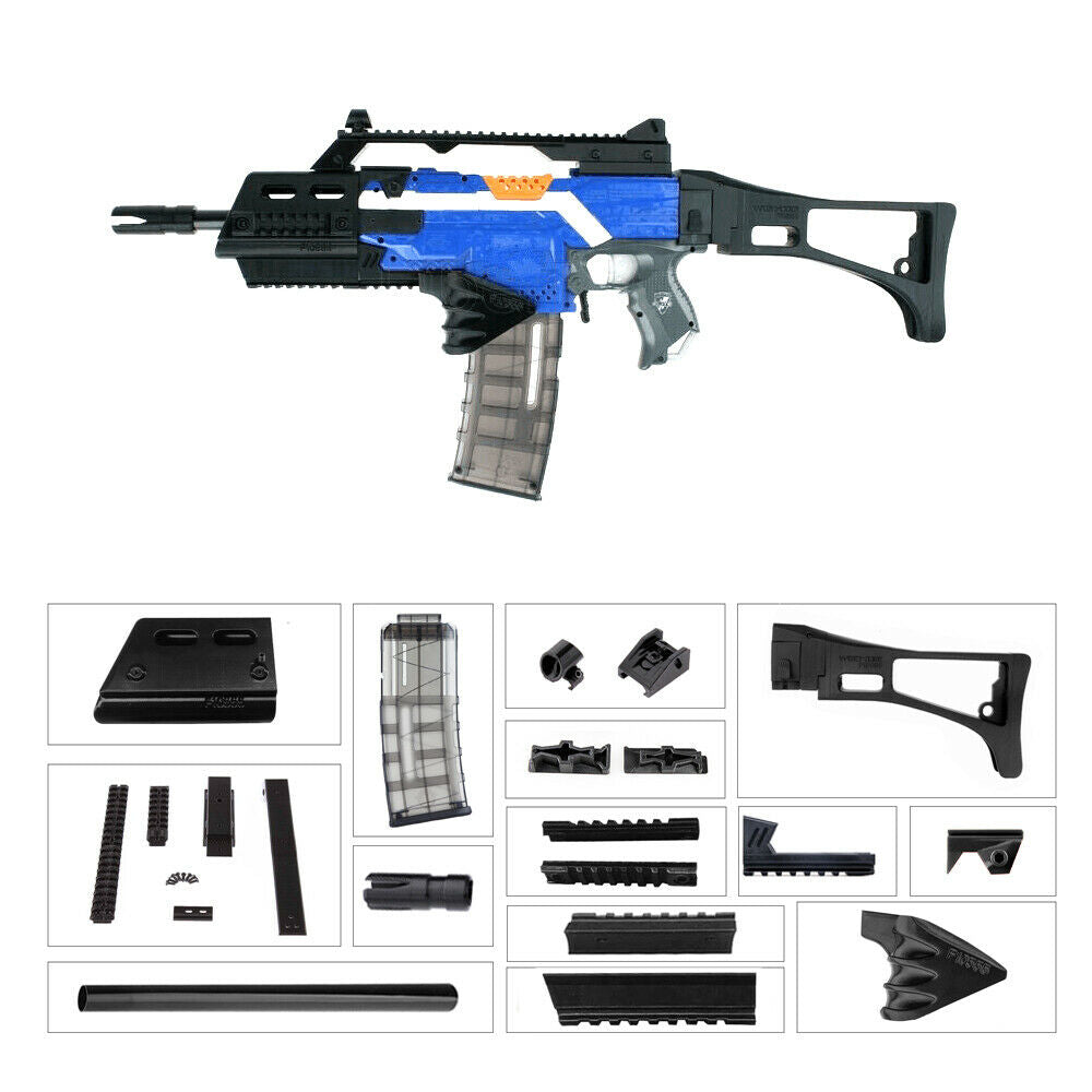 Worker Mod Imitation G36 Rifle Kits Type A Short Front Barrel 3D Printed  for Nerf STRYFE Toy - BlasterMOD