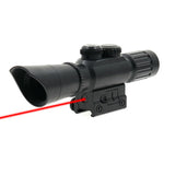 Tactical Distance Scope 1.5X Sight with Red Dot Pointer Black for Nerf Blaster Modify Toy - BlasterMOD
