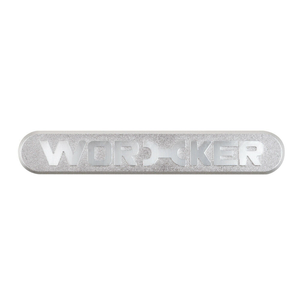 WORKER lOGO Nameplate Sticker Metal Blaster Decoration Part - worker nerf