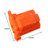 Worker Mod F10555 Flywheel Cage Storage Extend Barrel Kits for Nerf Stryfe Toy Color Orange - worker nerf