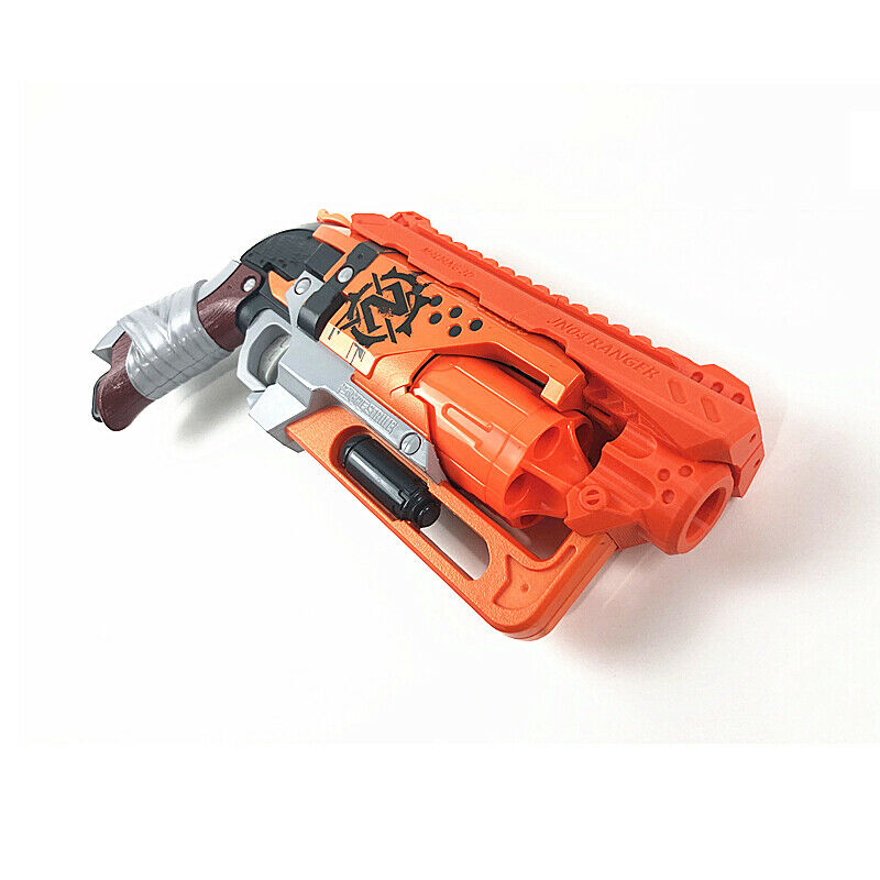 MaLiang Mod RANGER Front Barrel Short Type JN-04 3D Print for Nerf Hammer Shot Modify Toy - BlasterMOD