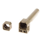 SBR Stock Attachment with F10555 Fixed Buffer Tube Adapter Tan for Nerf Modify Toy - BlasterMOD