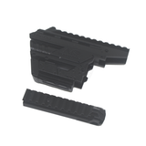 Maliang Mod Front Barrel Top Rail 3D Printed Black 3 for Nerf Hammer Shot Modify Toy - BlasterMOD
