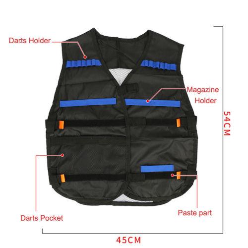 Tactical Vest Refill Darts Magazine Strap Kits C for Nerf Guns N-Strike Elite Series - BlasterMOD