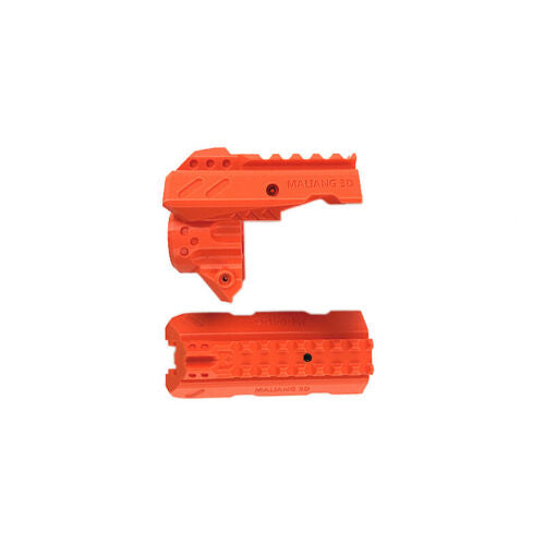 MaLiang Mod RANGER Front Barrel Short Type JN-04 3D Print for Nerf Hammer Shot Modify Toy - BlasterMOD