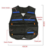 Tactical Vest Refill Darts Magazine Strap Kits B for Nerf Guns N-Strike Elite Series - BlasterMOD