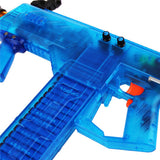 Worker Mod Dominator Blaster Full-automatic DIY Kits Type F Conqueror Tansparent Blue - BlasterMOD