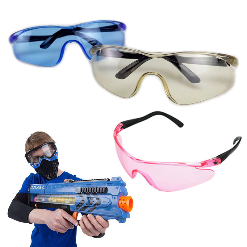1PCS Safety Glasses for Nerf War Kids Outdoor Games Blue Protect Goggle - BlasterMOD