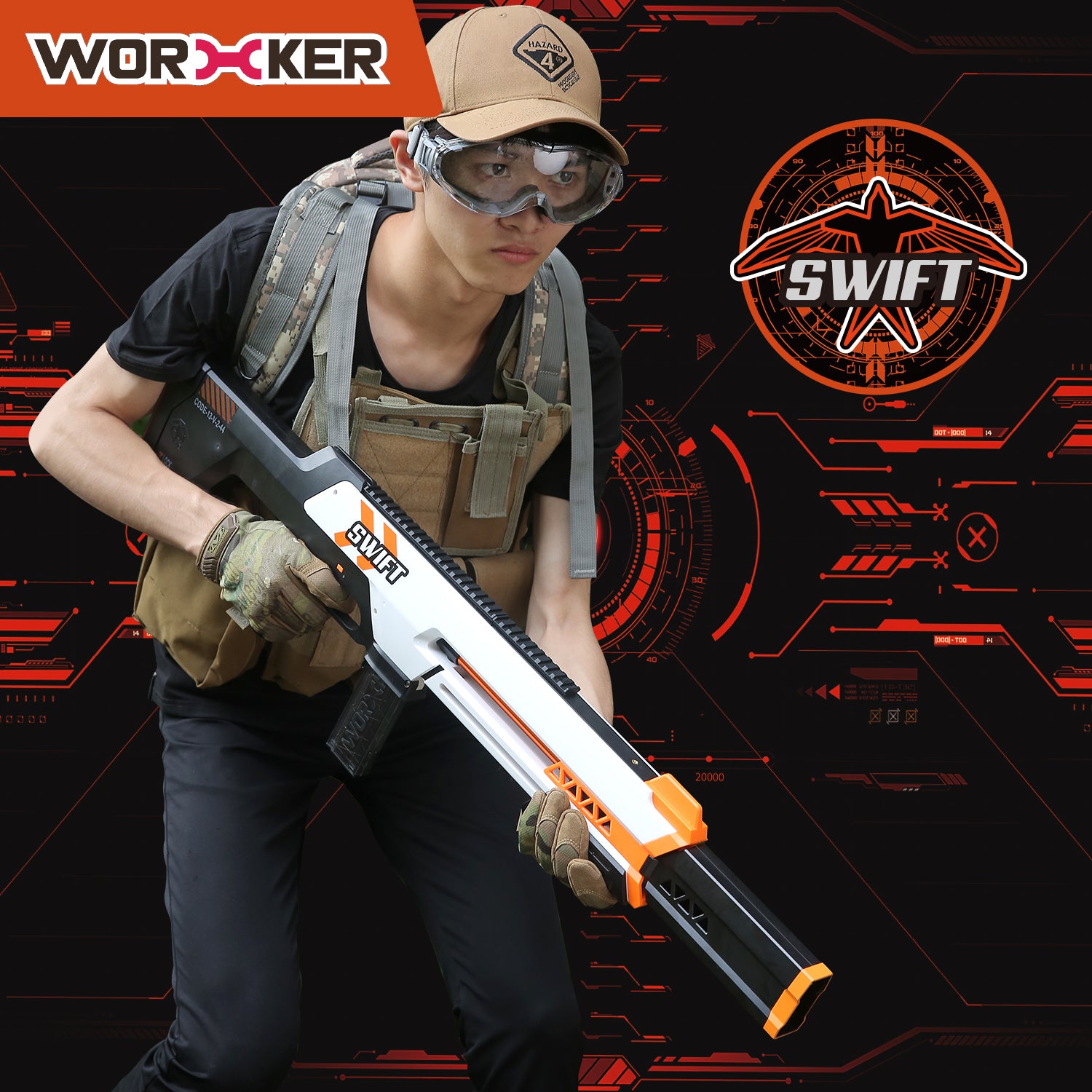WORKER MOD Swift Blaster DIY Modify Toy - BlasterMOD
