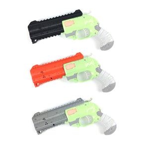 Maliang 3D Printed 4.2 Inch Handgun Barrel Rail Black for Nerf Double Strike Modify Toy - BlasterMOD